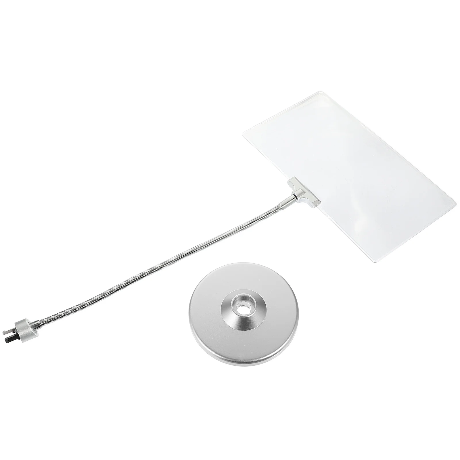 Очень большая HD 4-кратная лупа для чтения, белый свет, линза Френеля, регулируемый шланг, настольная черная подставка для увеличительного стекла, стол для рукоделия