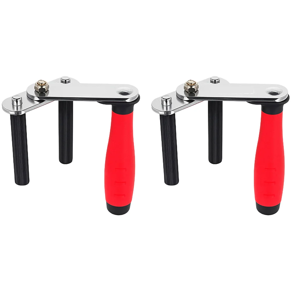 

2 шт. усиленных подъемников для панелей из легированной стали, инструмент для переноски фанеры, стекла, гипсокартона, плитки, дерева