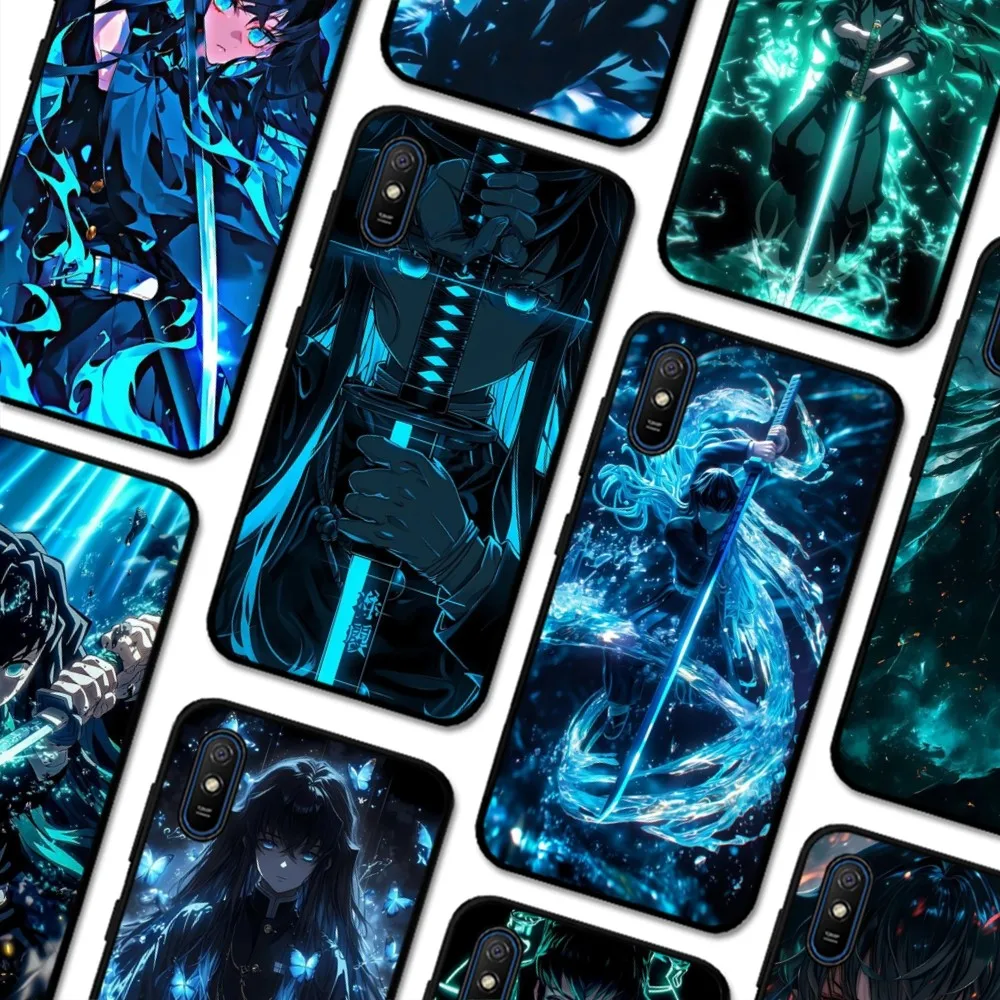 M-Muichiro Tokito Demon Slayer For Redmi 5 6 7 8 9 10 Plus Pro 6 7 8 9 A GO K20 K30 K40 Pro Plus F3 Fundas