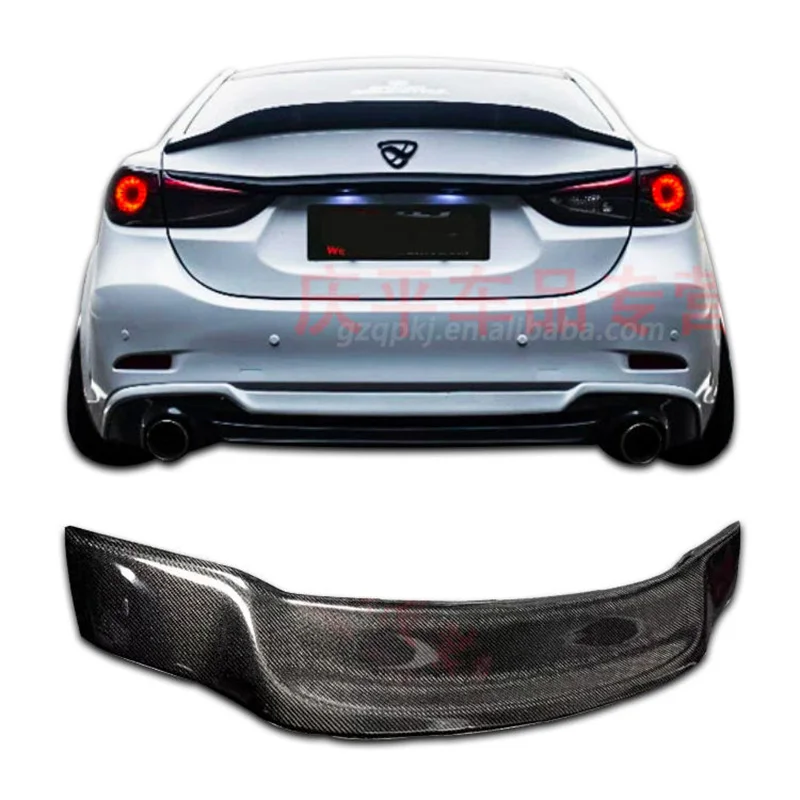 

After the carbon fiber spoiler For 2014 and 2021 Mazda 6 ATENZA yixiang cover body kit kit