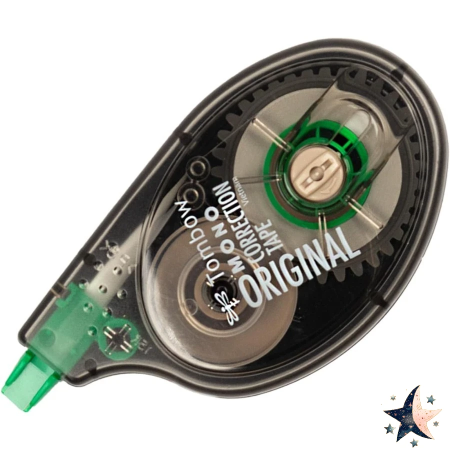 شريط تصحيح أبيض عبوة من قطعتين: 1/6 بوصة × 394 بوصة للاستخدام المكتبي والمدرسة، سريع الجفاف وخالي من التلطخ. ضروري للطلاب