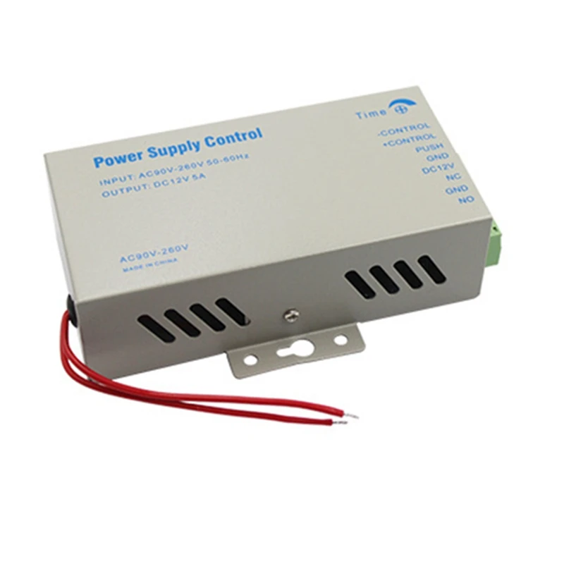 

DC12V 5A Access Control Power Supply Transformer Door Adapter Covertor AC 90-260V For RFID Fingerprint Access Control