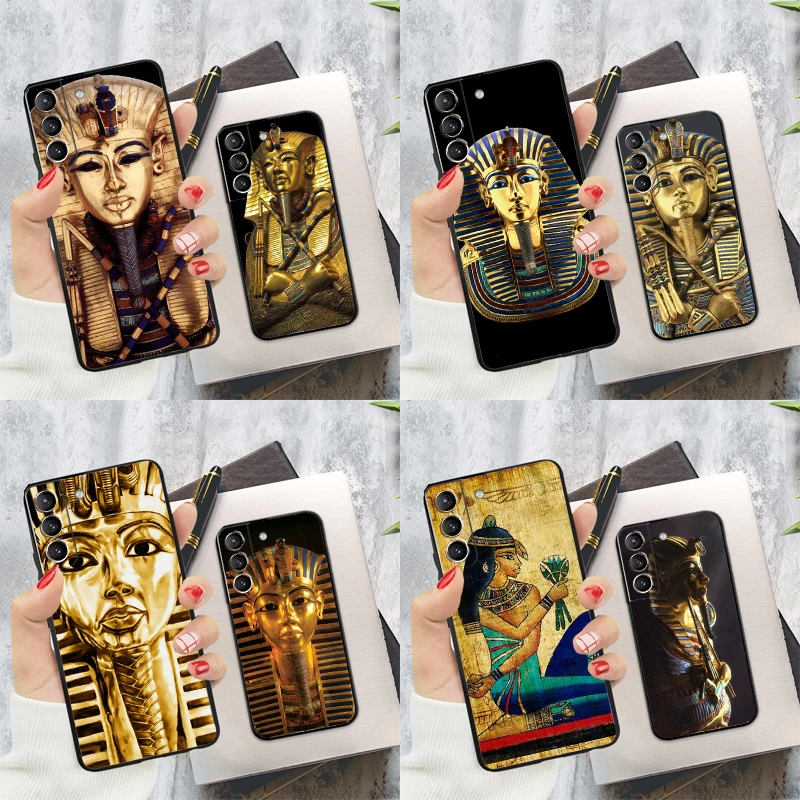 Egypt Egyptian Pharaoh Phone Case For Samsung Galaxy S24 S22 S23 Ultra S20 S21 S24 FE S9 S10 Note 10 Plus 20 Ultra