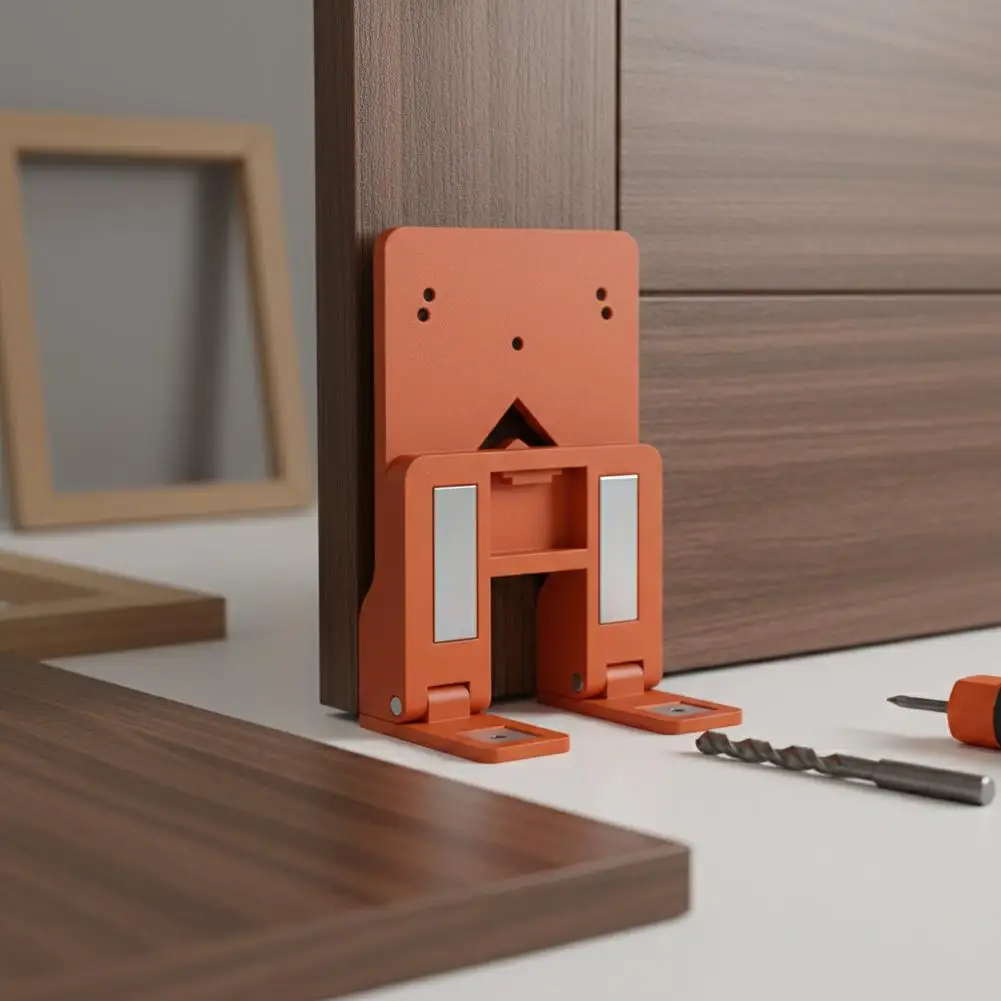 Hinge Installation Positioning With Magnetic Woodworking Quick Installation Aid Point Fixed Plate For Cabinet Door Panel Hinge