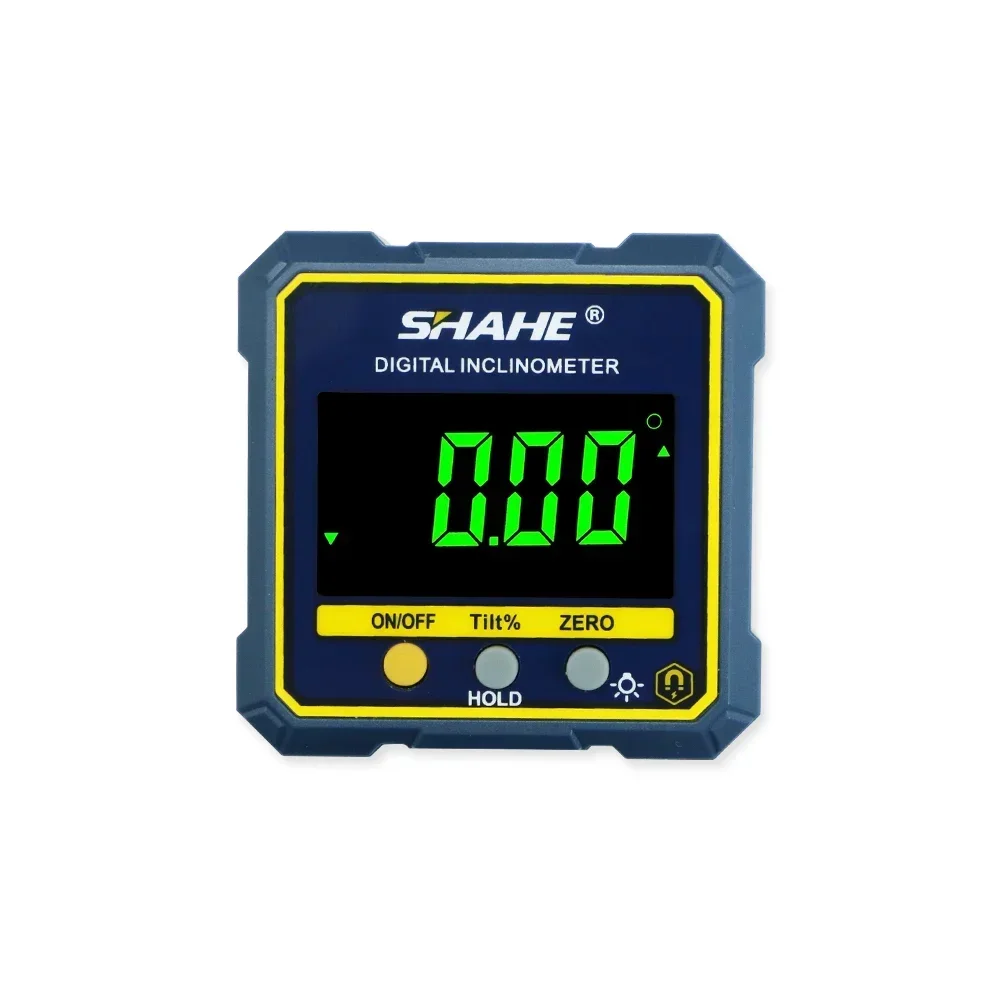 SHAHE Digital Angle Gauge Meter Magnetic Base Level Box Angle Finder Protractor Bevel Gage Inclinometer Measuring Tool