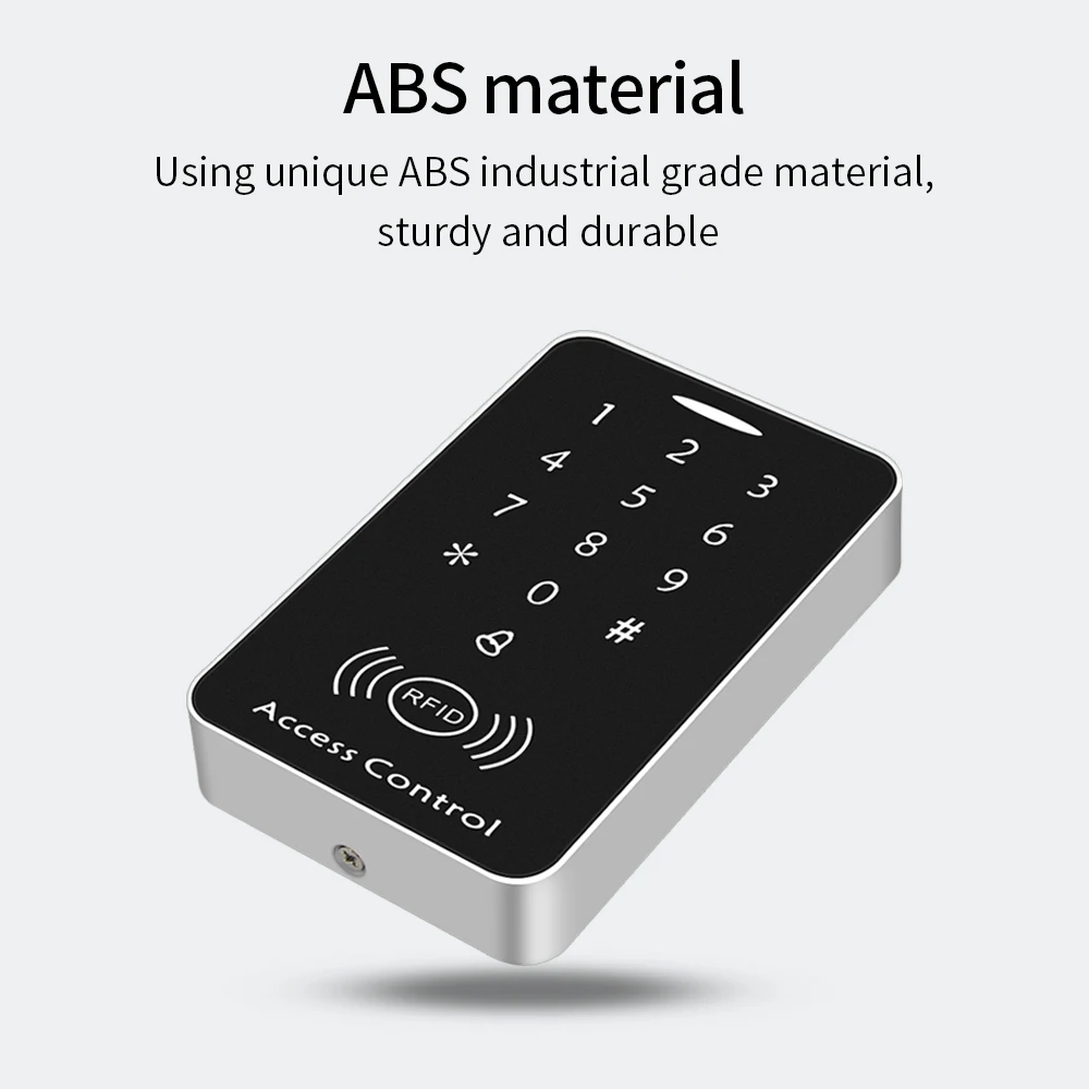 Imagem -03 - Inteligente Rfid Anti Duplicação Card Reader id Access Control Teclado Leitor de Cartão Criptografado com Wiegand Interface 1000 Usuários 125khz