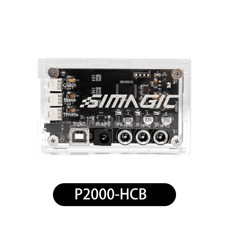 P2000-HCB Haptic Controller Box for Simagic P1000 Pedals, Match P-HPR Series P-C200 P-SFP P-L200 Racing Simulator Pedal Modules