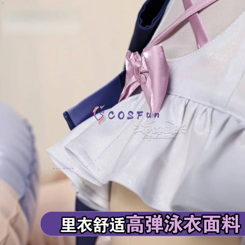 أزياء لعبة Zenless Zone Zero Vivian Banshee التأثيرية بدلة سباحة مثيرة Zentai بدلة سباحة نسائية لحفلات الهالوين COSFun