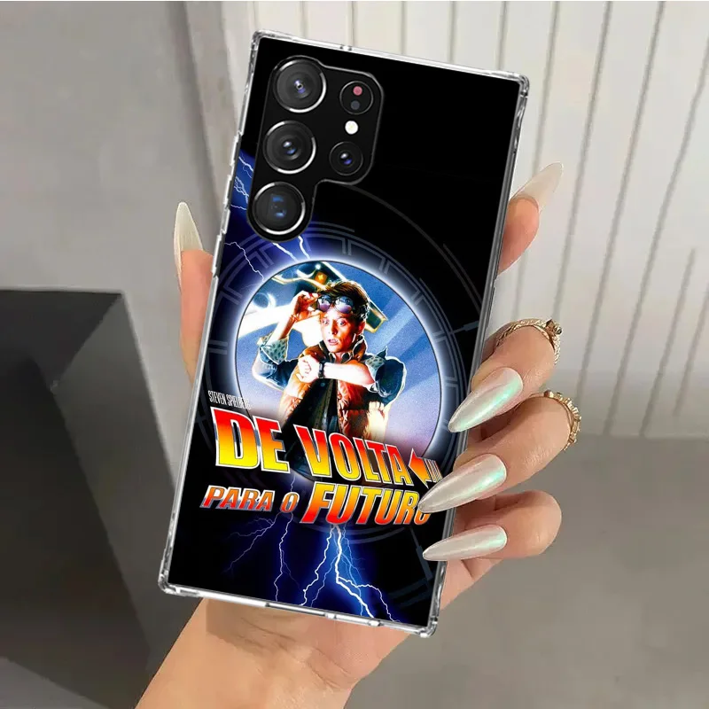 Back To The Future TV Phone Case for Samsung Galaxy S25 S24 S23 Ultra S22 S21 Plus S20 FE S10 + S10E S25U Soft Print Shell S24 S