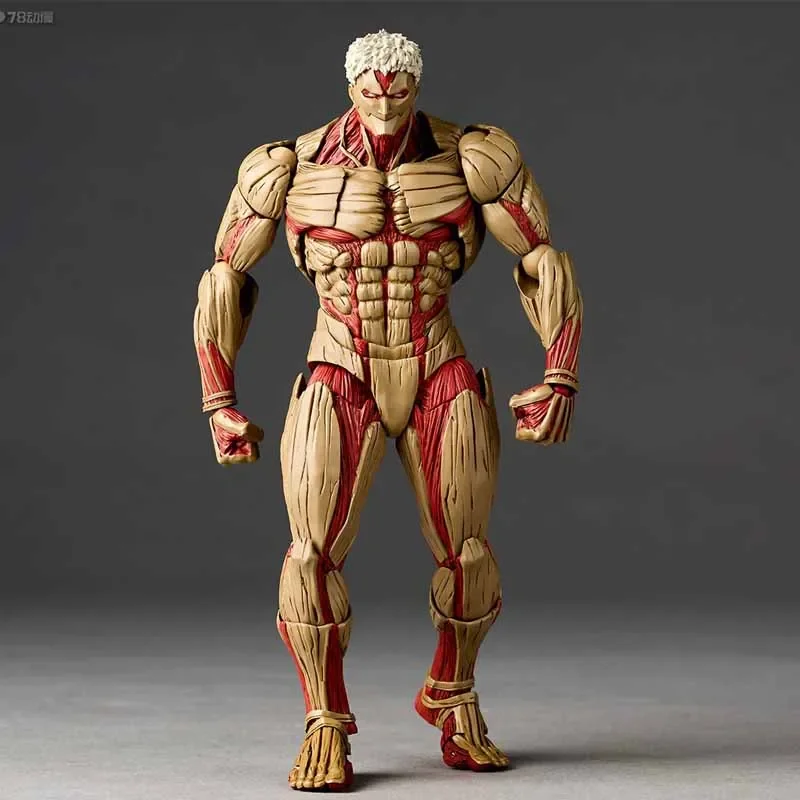 

KAIYODO Original Attack on Titan The Armored Titan Action Figure Toys For Boys /Girls /Kids /Christmas Gift Collectible Model