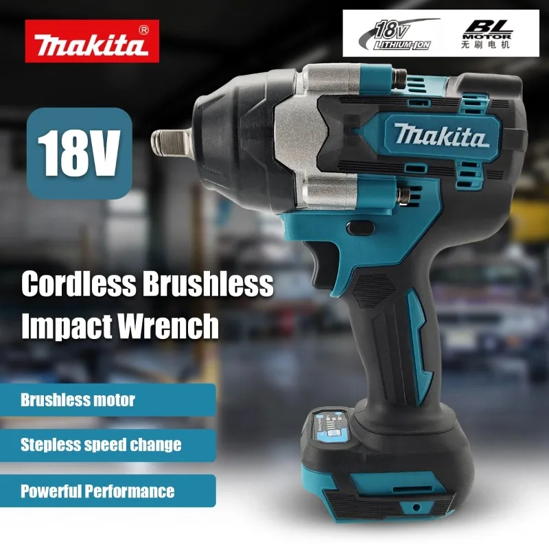 Makita DTW700 18V clé à chocs sans fil moteur sans brosse 700 Nm clé électrique à vitesse Variable haute efficacité Durable 🛠️