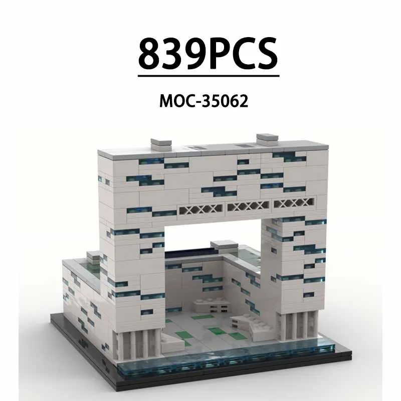 Building Block MOC-35062 Urban Classic Building Landmark Building 839PCS Children's Birthday Gift Christmas Toy