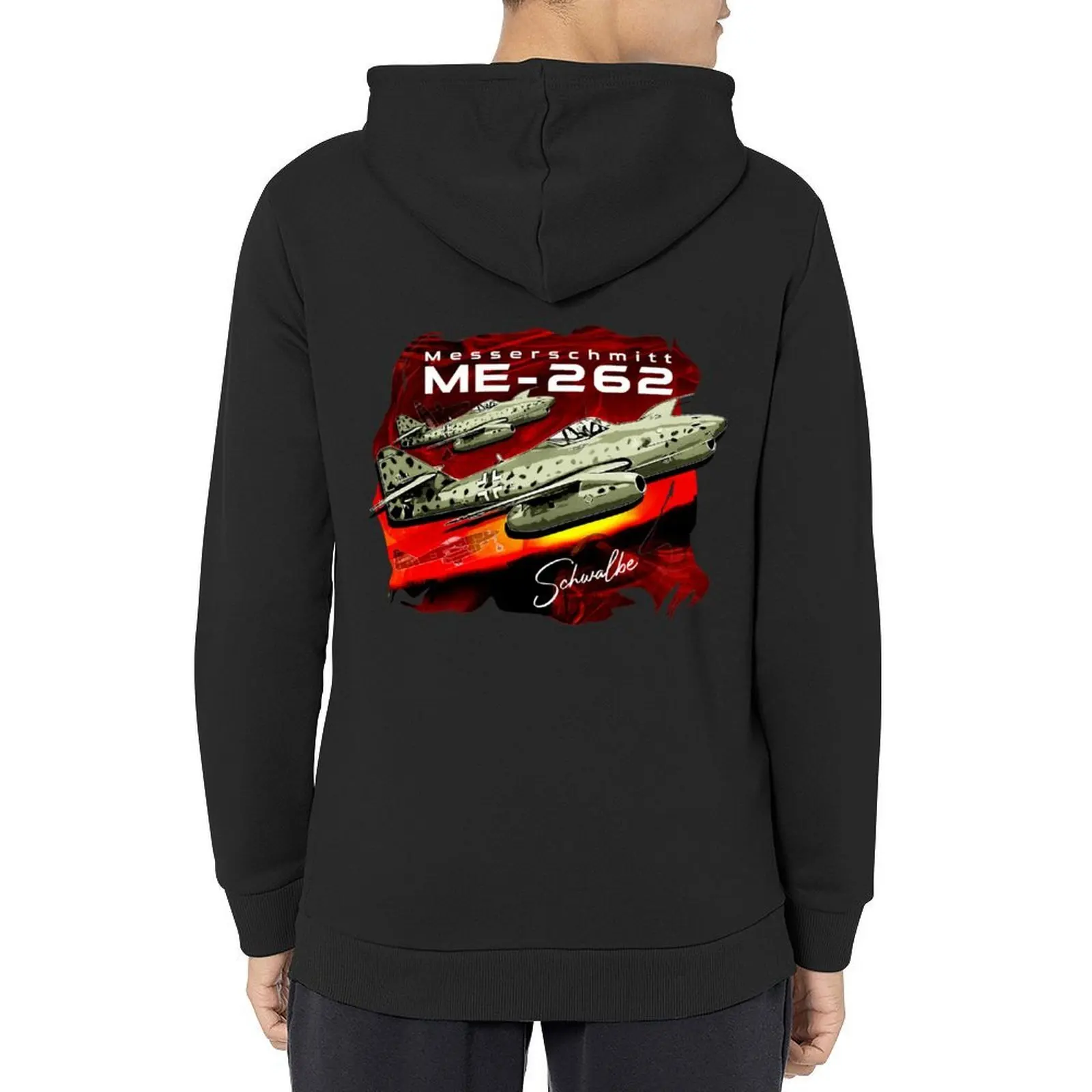 

Misserschmitt ME-262 Luftwaffe German Fighter Aircraft Hoodie korean style clothes men's sweat-shirt mens clothing anime hoodie