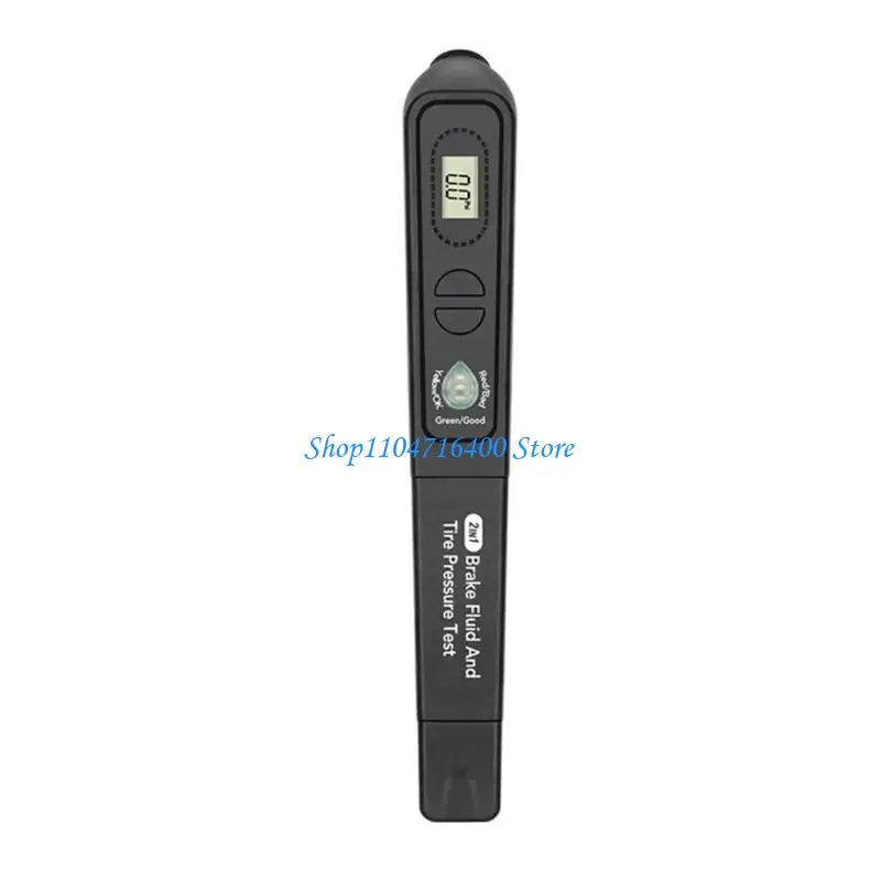 

y1gd Digital Brake Fluid And Tire Pressure Tester with LED Display For Auto Safety