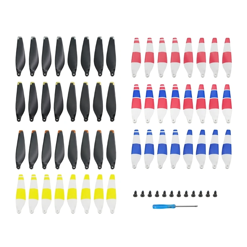 

8Pieces Propellers with Screws Quick Release Props for Mini 4 Accessories