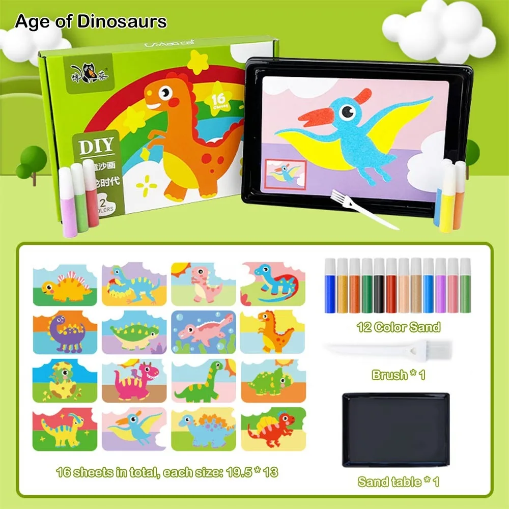 

Новый набор для рисования песком «сделай сам», художественные фотографии, ремесла, обучающие рисованию песком, поделки, детское образование, художественные фотографии с песком