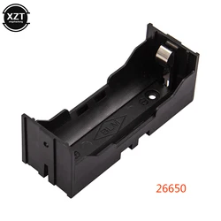 NEW 26650 Battery Holder Battery Storage Case Box ABS Black Power For 26650 3.7V Lithium Battery