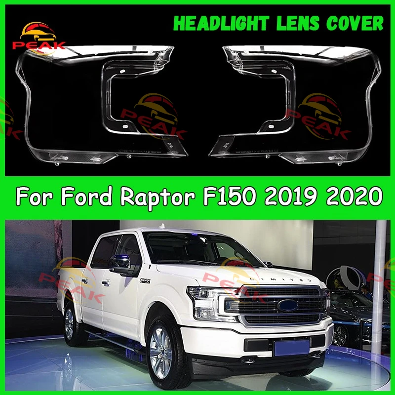 

For Ford Raptor F150 2019 2020 Car headlight lens cover Headlamp Shade dust cover for headlights car accessories automobil parts