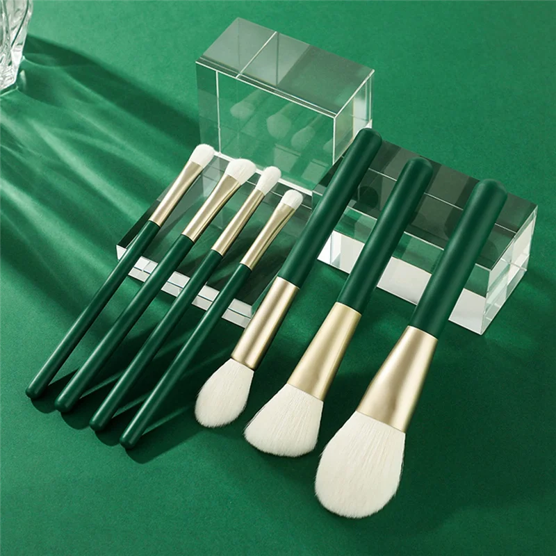 13Pcs Makeup Brush Set Fiber Hair Foundation Brush Loose Powder Brush Eye Shadow Brush Beauty Tool Set