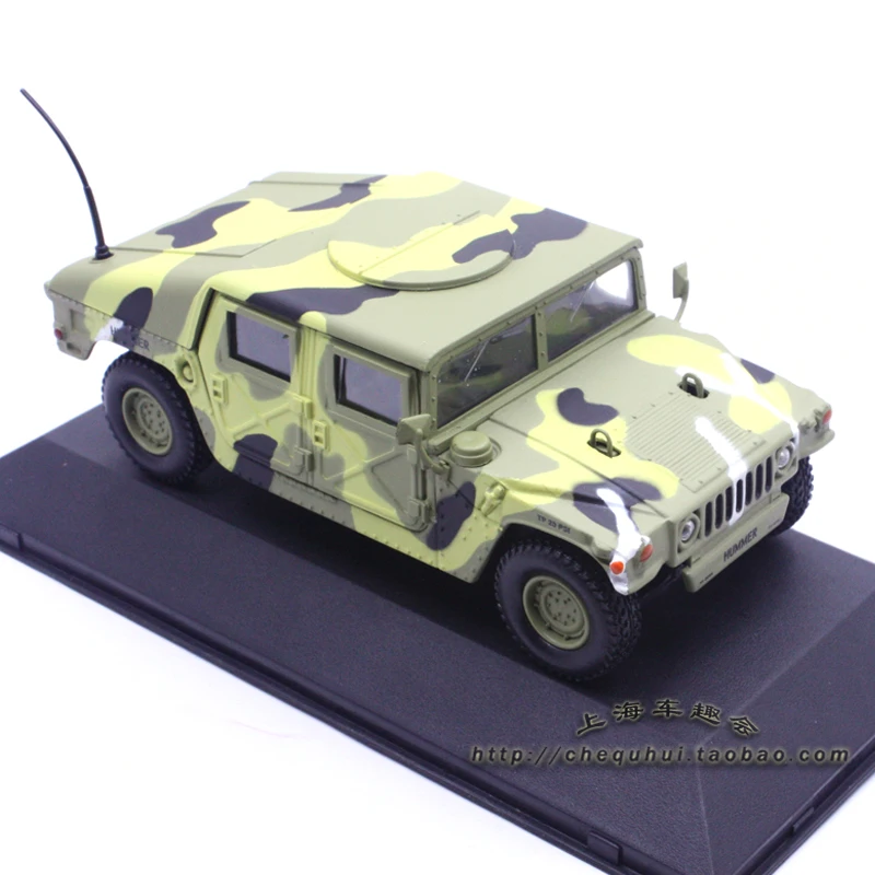 Diecast Sun Star 1:43 Scale Military Combat Vehicle Hummer Jeep Alloy Car Model Collectible Toy Gift Souvenir Display Ornament