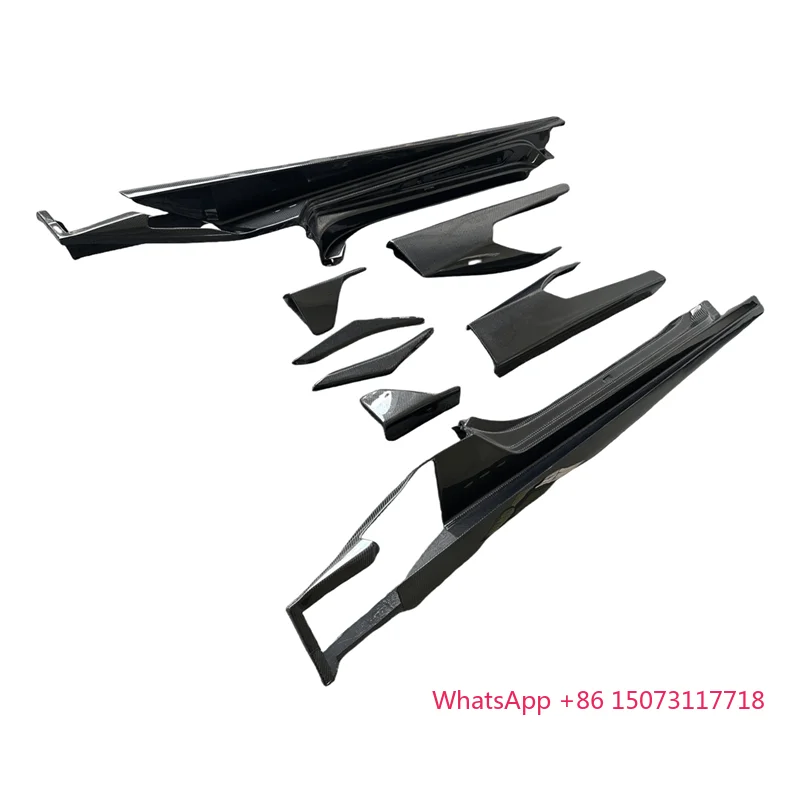 

Carbon Fiber Front Lip Side Skirt for rghini LP580 LP610 Refitted M-design High Performance