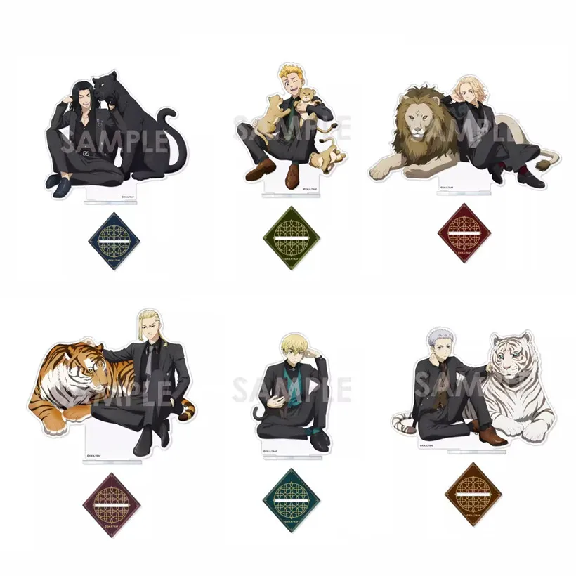 Game Takemitchy Manjiro Keisuke Draken Chifuyu Mitsuya Takashi Acrylic Stand Doll Anime Figure Model Plate Cosplay Toy Gift