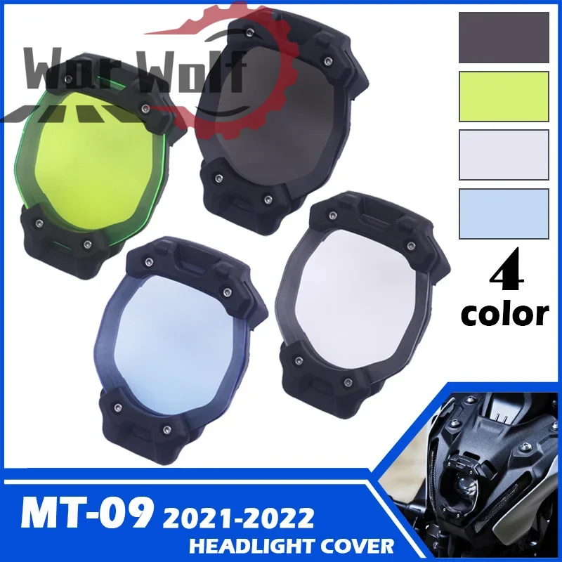 Motorcycle Headlight Protector Cover Protection Guard Front lamp cover Fits For YAMAHA MT-09 2021 2022 2023 FZ09 21-23 MT09 SP