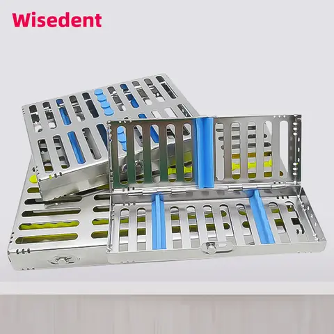 치과 살균 랙 외과 오토클레이브 살균 상자 치과 카세트 파일 Burs 소독 트레이 치과 용기구
