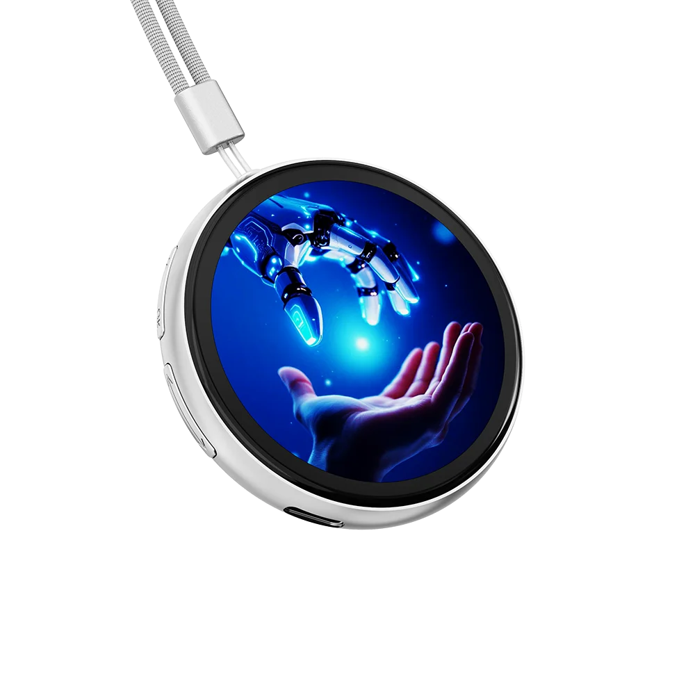 Smart Digital Display Video Badges with IPS Touch Screen Rechargeable Electronic Gadgets Gifts for Anime Lovers Festivals