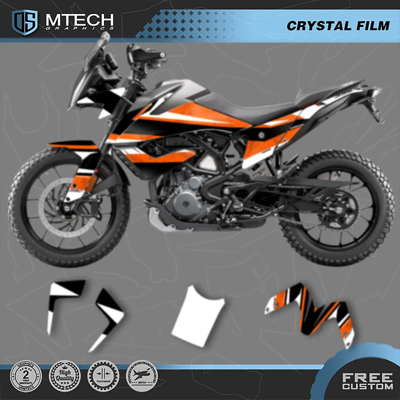 

DSMTECH Motorcycle Graphics For KTM 2020 2021 2022 ADV 20-22 ADV390 Decals Stickers Kits 005