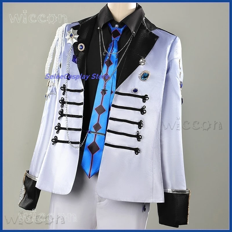 

Disfraz костюмы на Хэллоуин Vtuber Seible косплей полный комплект фантазия платье плащ мужское пальто брюки mujer