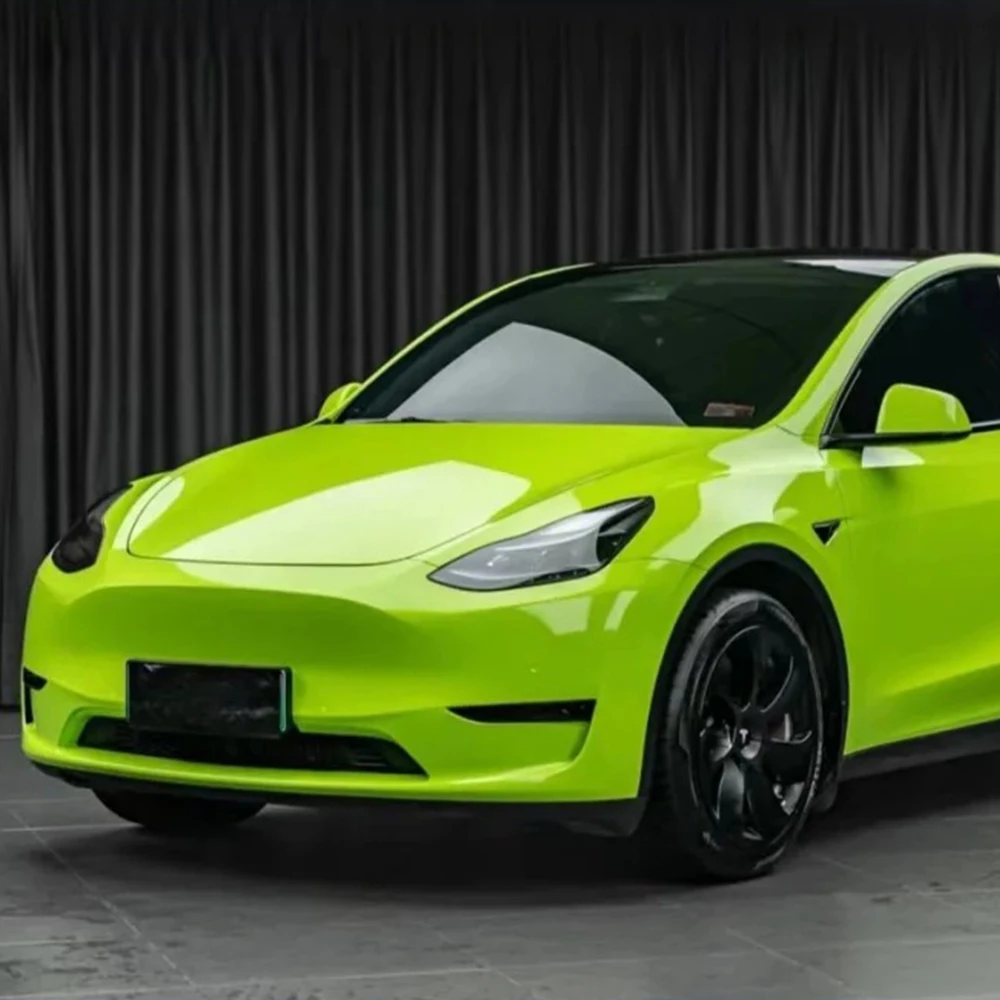 

Самовосстанавливающаяся фруктово-зеленая виниловая пленка из ПЭТ 200 + изменение цвета, устойчивая к ультрафиолетовому излучению, кислотостойкая, устойчивая к дождю, самоклеящаяся автомобильная пленка из ТПУ, положение кузова