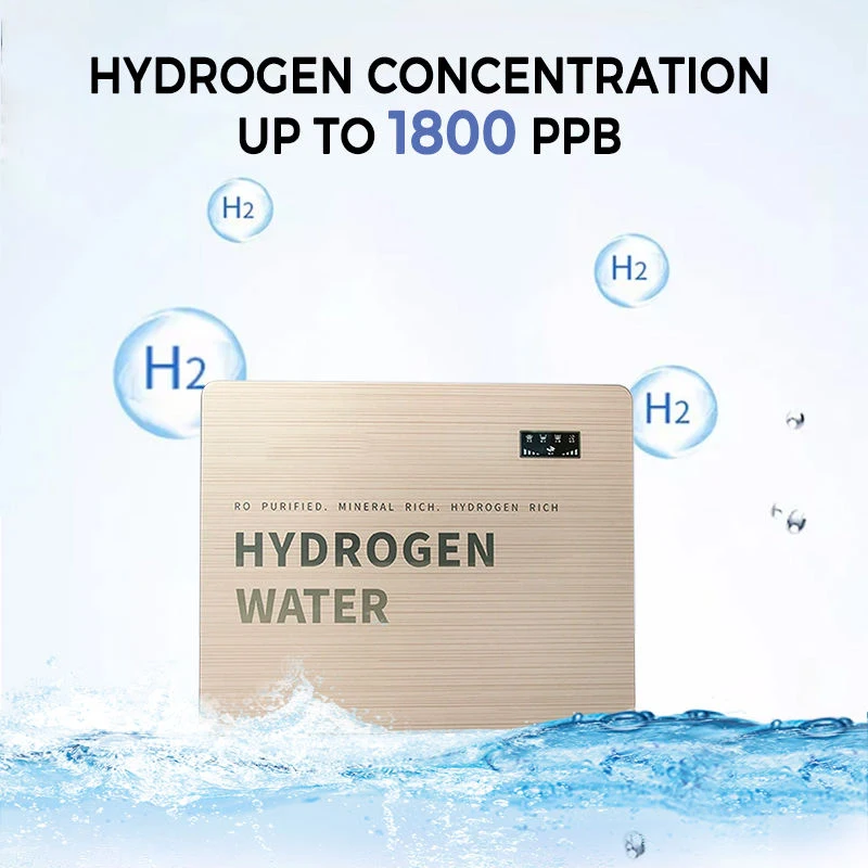 家庭用浄水器システムマシン、1500PPB水素水生成器浄水器、健康飲料用を供給する工場