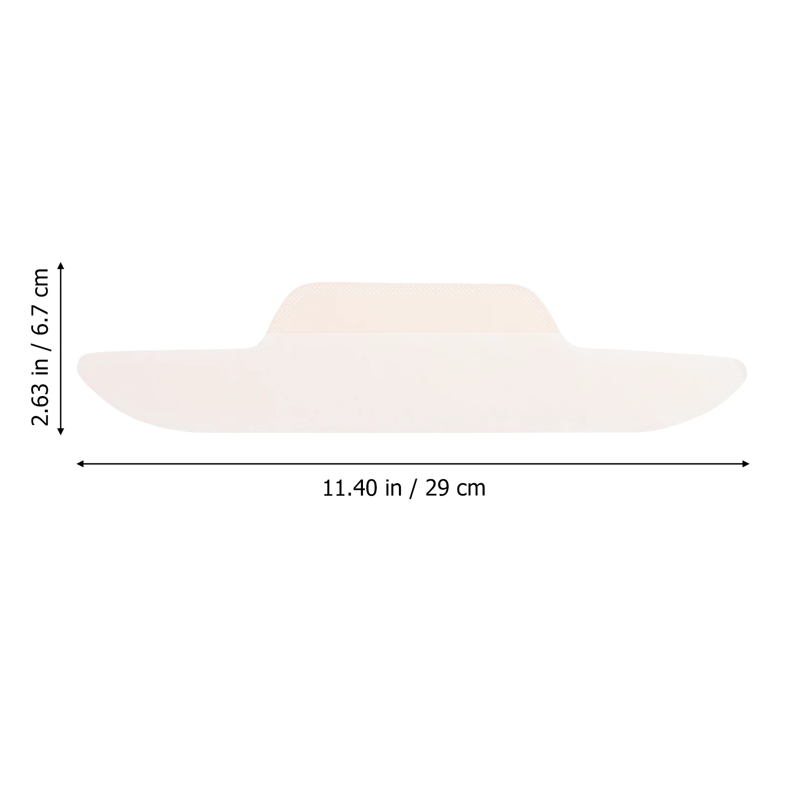 

24pcs Collar Sticker Hat Sweat Pad Shirt Protector Ultra Thin Disposable Curve Shape Neck Liner PE Film No Sweat Stain
