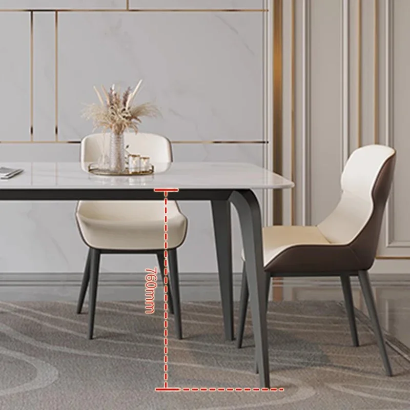 หินอ่อนเก็บโต๊ะรับประทานอาหารOrganizerโมเดิร์นกันน้ําอิตาเลี่ยนโต๊ะรับประทานอาหารทนความร้อนNordic Juegos De Comedorตกแต่ง