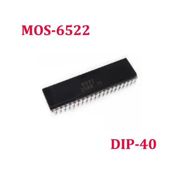 Free Shipping  6522 MOS6522 MOS-6522 DIP-40