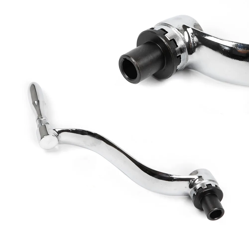 One-Piece Casting Knee Crank No Slits On The Whole, Uneasy To Break; 9-Tooth Clutch For Tight Connection To Prevent Dislodgement