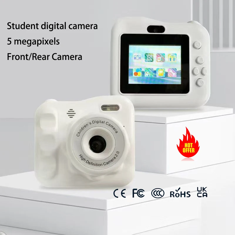كاميرا أطفال 32G فورية 1080P HD عدسة مزدوجة كاميرا رقمية لصور السيلفي للفتيات والأولاد هدايا عيد الميلاد ألعاب أعياد الميلاد للأطفال