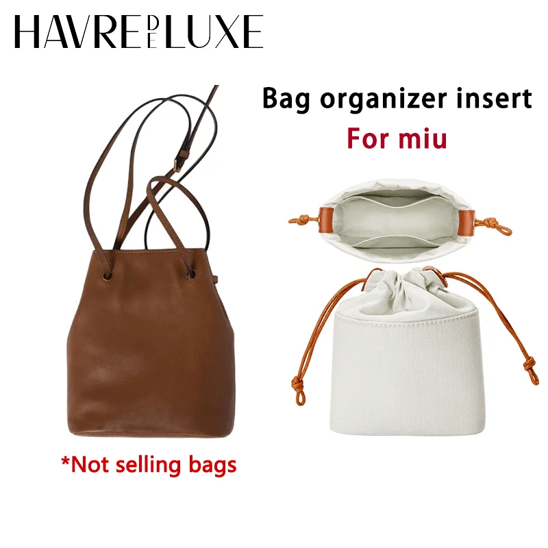 

Drawstring bag organizer insert For miu women bag durable lightweight bag support storage inner modification bag accessories