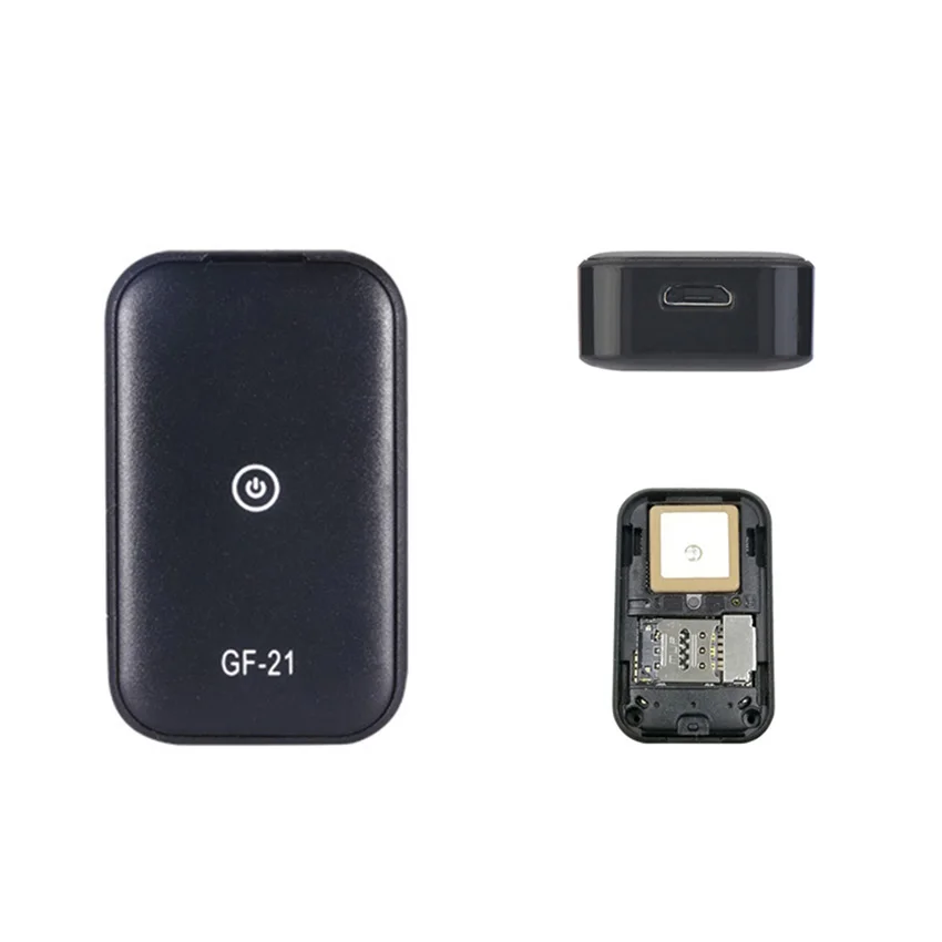 Imagem -02 - Mini Gps Rastreador de Carro em Tempo Real Controle de Voz Localizador de Gravação Microfone de Alta Definição Wifi Lbs Gps Pos Dispositivo Anti-perdido Gf21