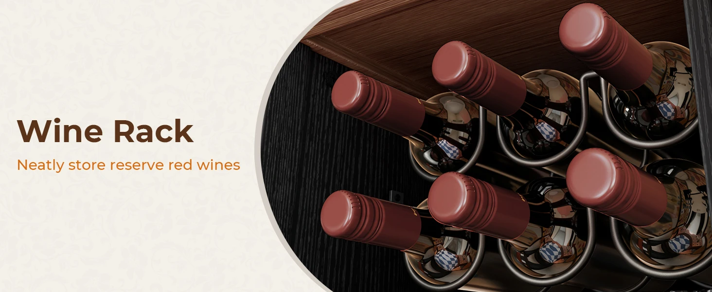 coffee bar cabinet with wine rack