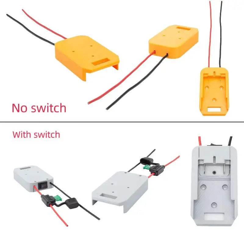 Power Tool Wiel Adapter Voor Craftsman V20 Batterij Met Zekering 14AWG Terminal Voor DIY Afstandsbediening Auto Speelgoed Robot Power Connector