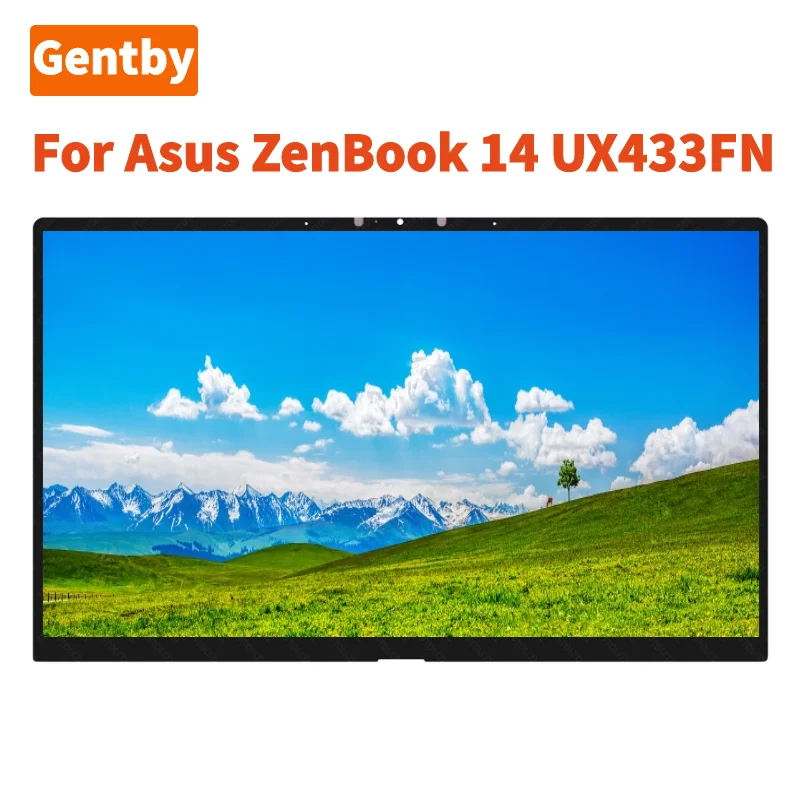 Original New For Asus ZenBook 14 UX433FN UX433 U4300 UX433F 1920*1080 FHD 14-inch 40 Pins IPS LCD Display Full LCD Assembly