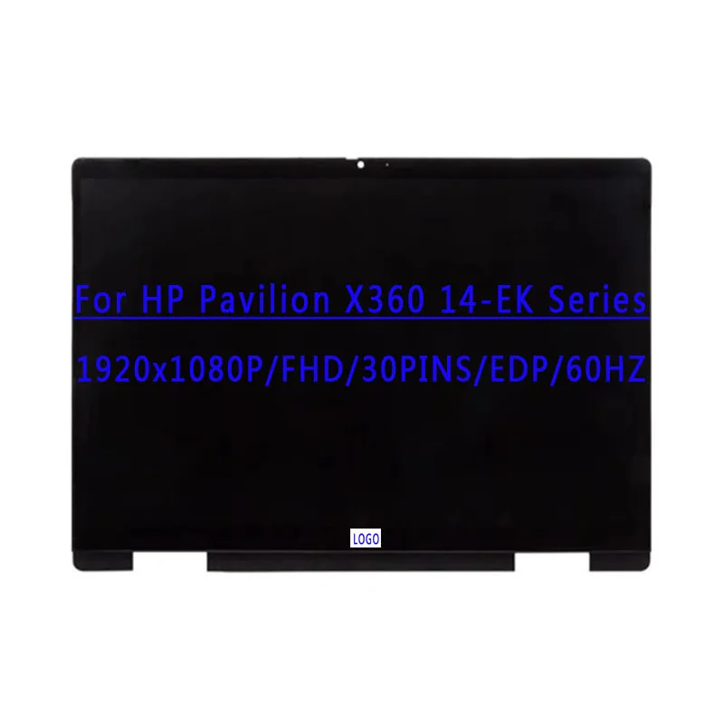 

ЖК-экран с сенсорным экраном 14,0 дюйма 1920X1080 IPS FHD, 30-контактный EDP 60 Гц, для HP Pavilion X360 14-EK 14-ek Series 14-ek0013dx