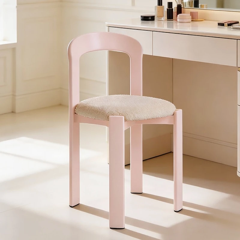Vanity Designer Dining Chairs Ergonomic Salon Modern Accent Dining Chairs Nordic Wood Luxury Fauteuils De Salon Nordic Furniture