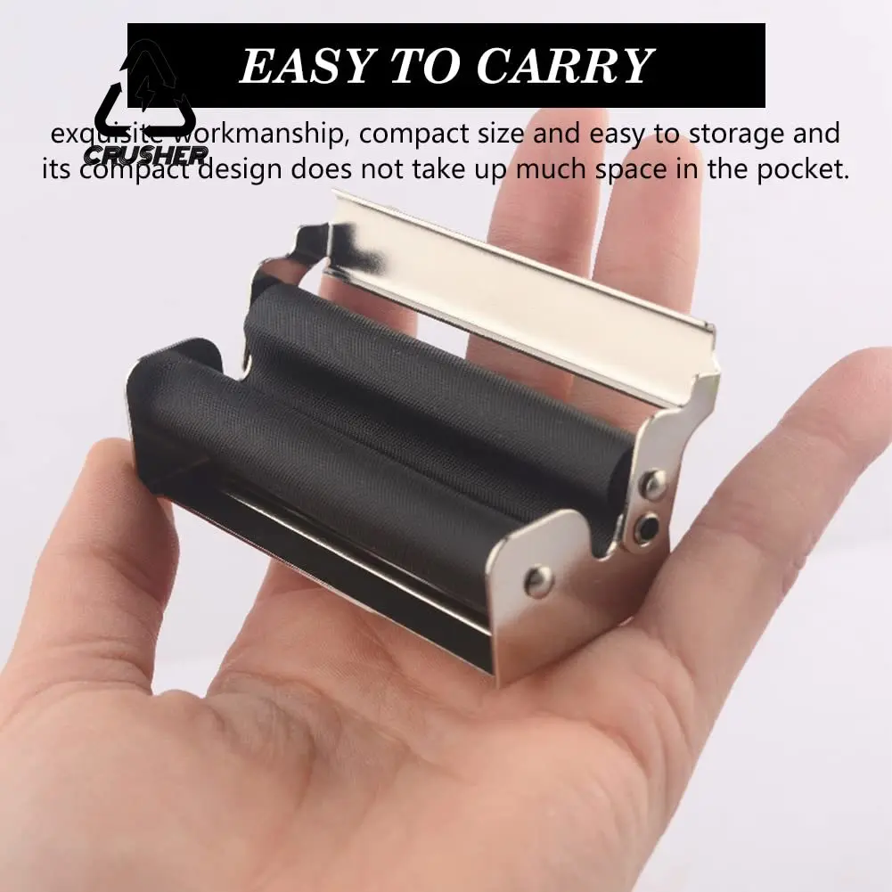 70mm 78mm 110mm Paper Rolling Machine Portable Mini Metal Cigarette Roller Wrapping Maker DIY Tobacco Smoking Pipe Accessories