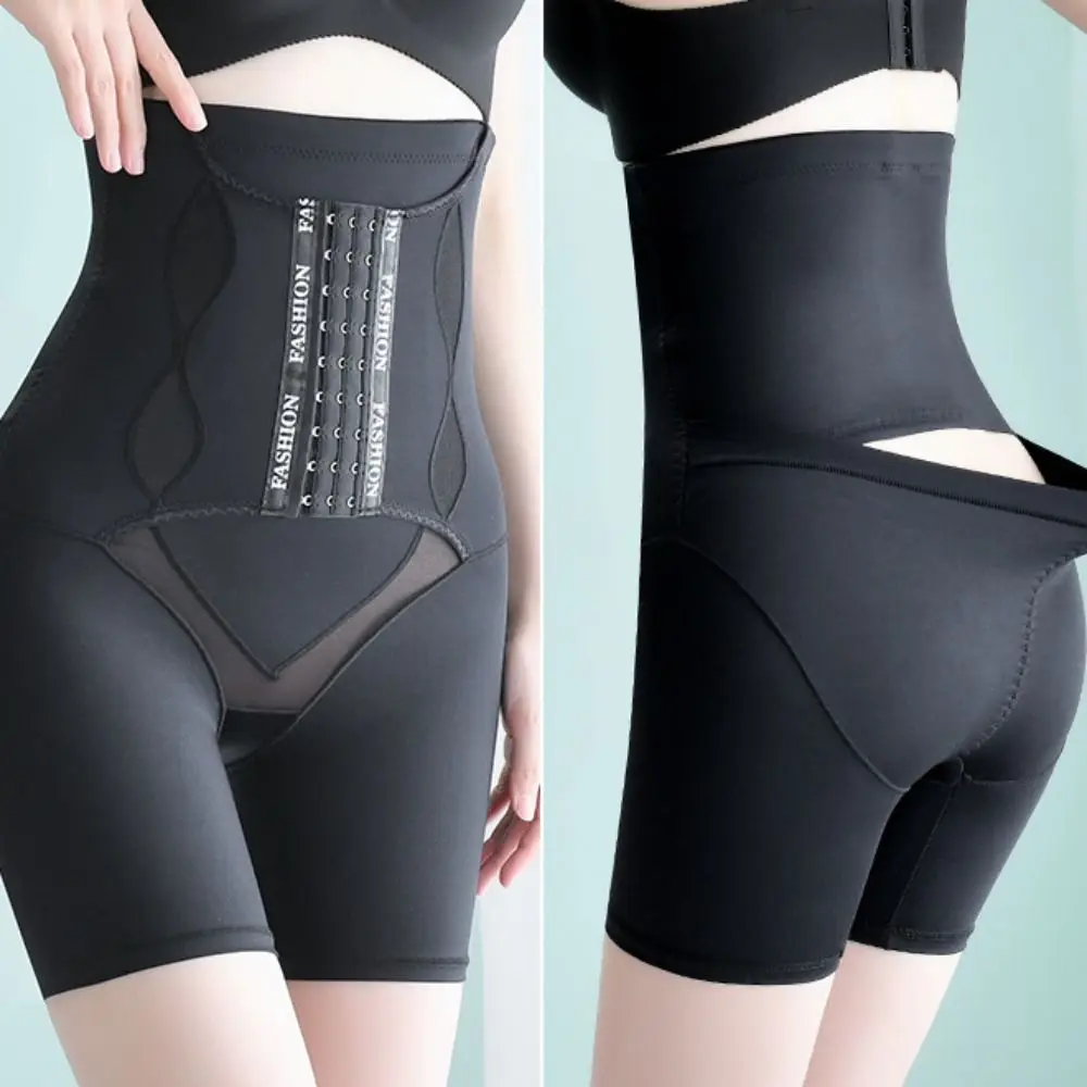 

Comfortable Mesh Slimming Shorts Shapewear Buckle High Waist Hip Lift Shapewear Panties Shapers Body Shaping Underpants Female