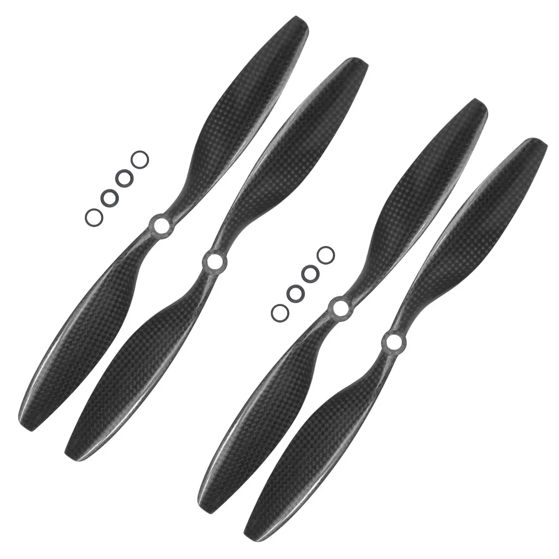JMT 4 Paare (4CW+4CCW) 8045 9047 1045 1047 1147 1238 1245 1447 Kohlefaser-Propeller für RC-Elektromodellflugzeuge – Detail 3