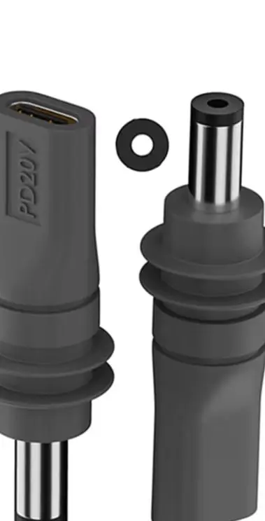 

100W USB-C To 5521 Power Adapter With Connector Supports PD Protocol. Compatible With DC5521/Type-C Male And DC5521/DC5521.