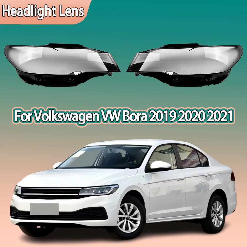 

Car Front Lights Case For Volkswagen VW Bora 2019 2020 2021 Car accessories Headlight Cover Headlight Lens Glass Car parts